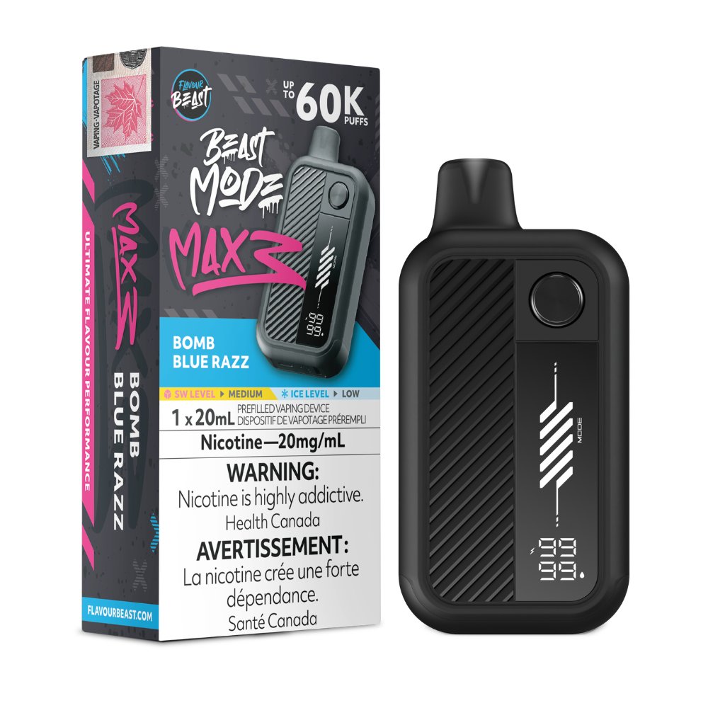 flavor beast vape eco mode Flavour Beast Mode Max 3 Disposable Vape - 60k Puffs - 20mg