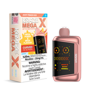 Kraze Mega X Disposable Vape - 48K Puffs - 20mL - Juicy Peach Ice