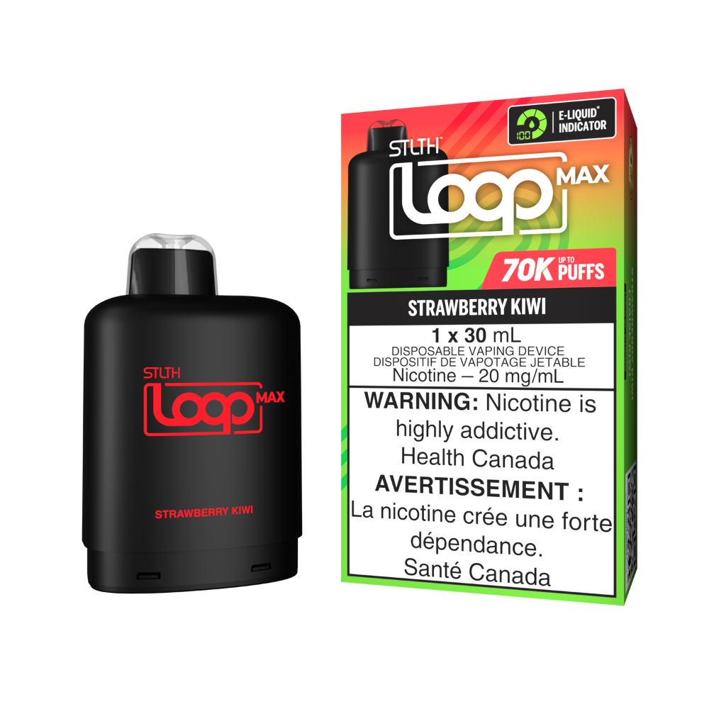 Strawberry Kiwi - STLTH Loop Max  Vape Pod - 70K Puffs - 30mL