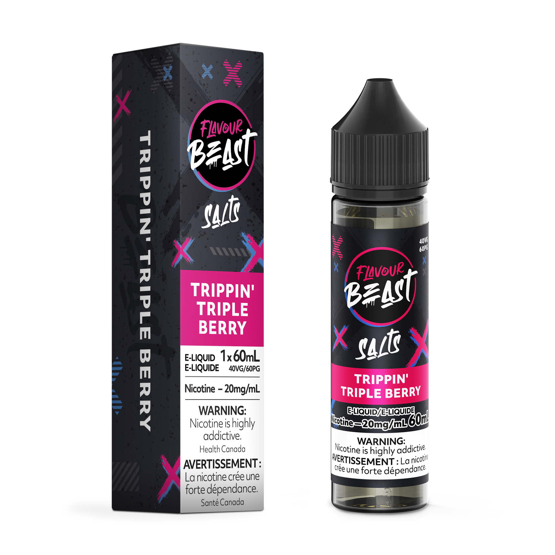 Flavour Beast Vape Juice Salt Nic 60mL  Cedarbrae Vapes