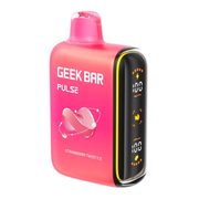 Geek Bar Pulse Disposable Vape - 9K Puffs - 16mL - Strawberry Twist Ice
