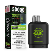 Chuggin Green Dew Iced - Flavour Beast Level X G2 Ultra Replacement Vape Pod - 50K Puffs - 20mL