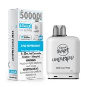 Epic Peppermint - Flavour Beast Level X G2 Ultra Unleashed Vape Pod - 50K Puffs - 20mL