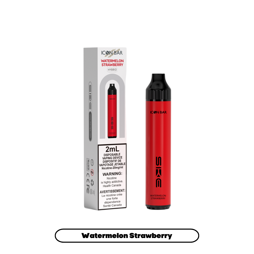 Icon Bar Hybrid Disposable Vape - Watermelon Strawberry