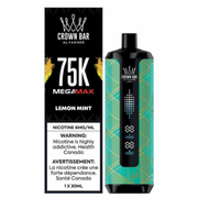 Al Fakher Crown Bar Mega Max 75k Disposable Vape - Lemon Mint