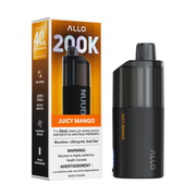ALLO NUUD 200K Disposable Vape- 200K Puffs - 30mL - Juicy Mango