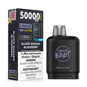 Blazin' Banana Blackberry Iced - Flavour Beast Level X G2 Ultra Replacement Vape Pod - 50K Puffs - 20mL