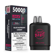 Blue Raspberry Cherry - Flavour Beast Level X G2 Ultra Replacement Vape Pod - 50K Puffs - 20mL