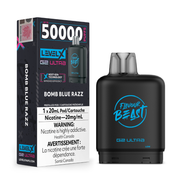 Bomb Blue Razz - Flavour Beast Level X G2 Ultra Replacement Vape Pod - 50K Puffs - 20mL