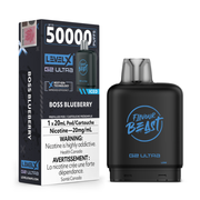 Boss Blueberry Iced - Flavour Beast Level X G2 Ultra Replacement Vape Pod - 50K Puffs - 20mL