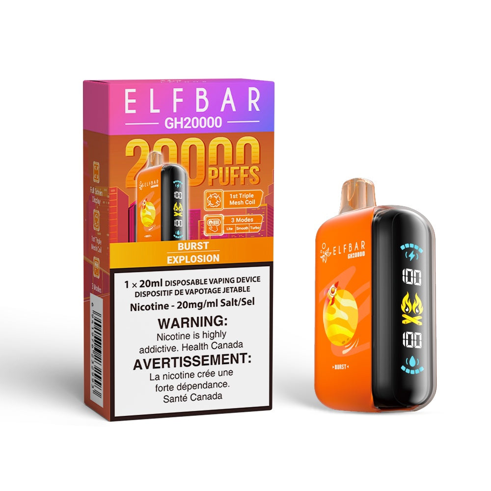 Elf Bar GH20k Disposable Vape - 20K Puffs - 20ml - Burst
