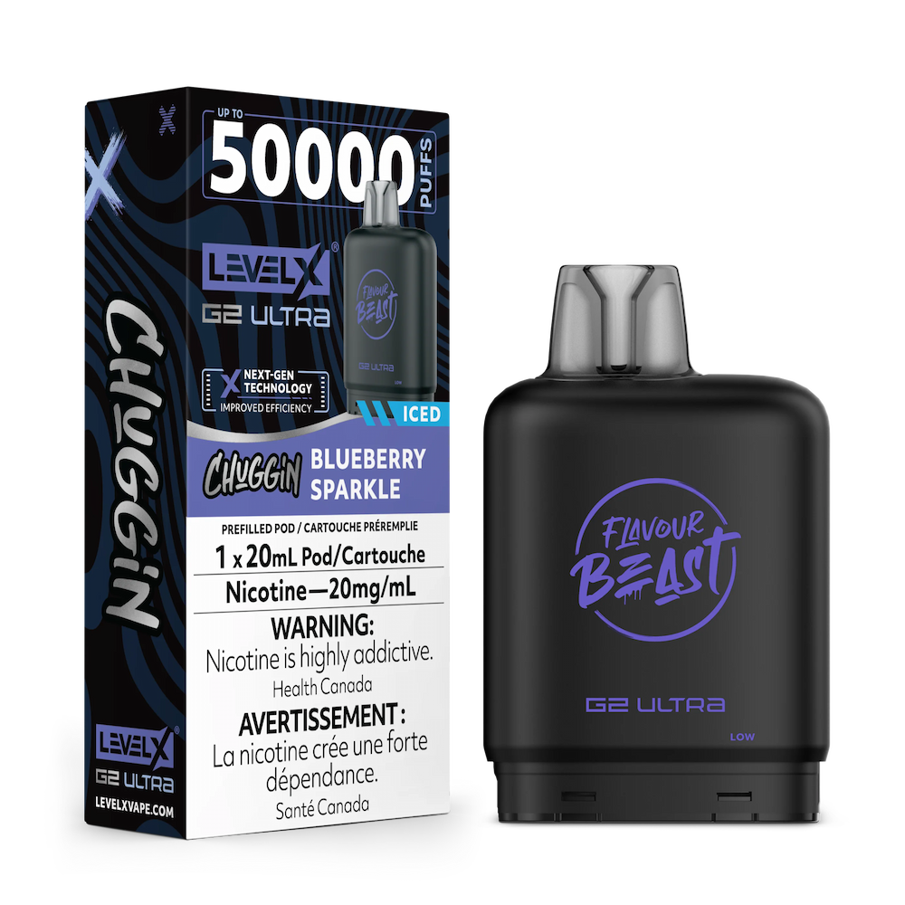 Flavour Beast Chuggin Level X G2 Ultra Vape Pod Cedarbrae Vapes Flavour Beast Chuggin Level X G2 Ultra Vape Pod Cedarbrae Vapes
