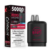 Chuggin Doc Cherry Iced - Flavour Beast Level X G2 Ultra Replacement Vape Pod - 50K Puffs - 20mL