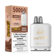 Crazy Cocoa - Flavour Beast Level X G2 Ultra Unleashed Cravin Vape Pod - 50K Puffs - 20mL