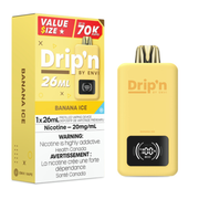 Drip'n by Envi 26mL Disposable Vape - 70K Puffs - 26mL - Banana Ice