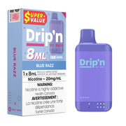 Drip'n by Envi 8mL Disposable Vape - 16K Puffs - 8mL - Blue Razz