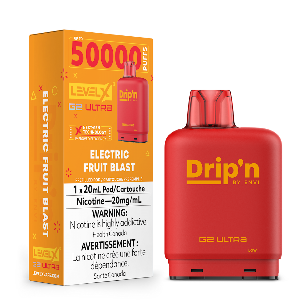 Dripn Level X G2 Ultra Vape Pod - 50K Puffs - 20mL