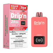 Drip'n by Envi 26mL Disposable Vape - 70K Puffs - 26mL - Strawberry Watermelon Ice