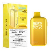 Drip'n by Envi EVO 63K Disposable Vape - 63K Puffs - 20mL - Banana Ice