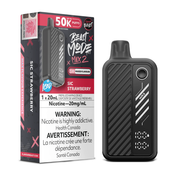 Flavour Beast Beast Mode Max 2 Disposable Vape - 50K Puffs - 20mL - Sic Strawberry