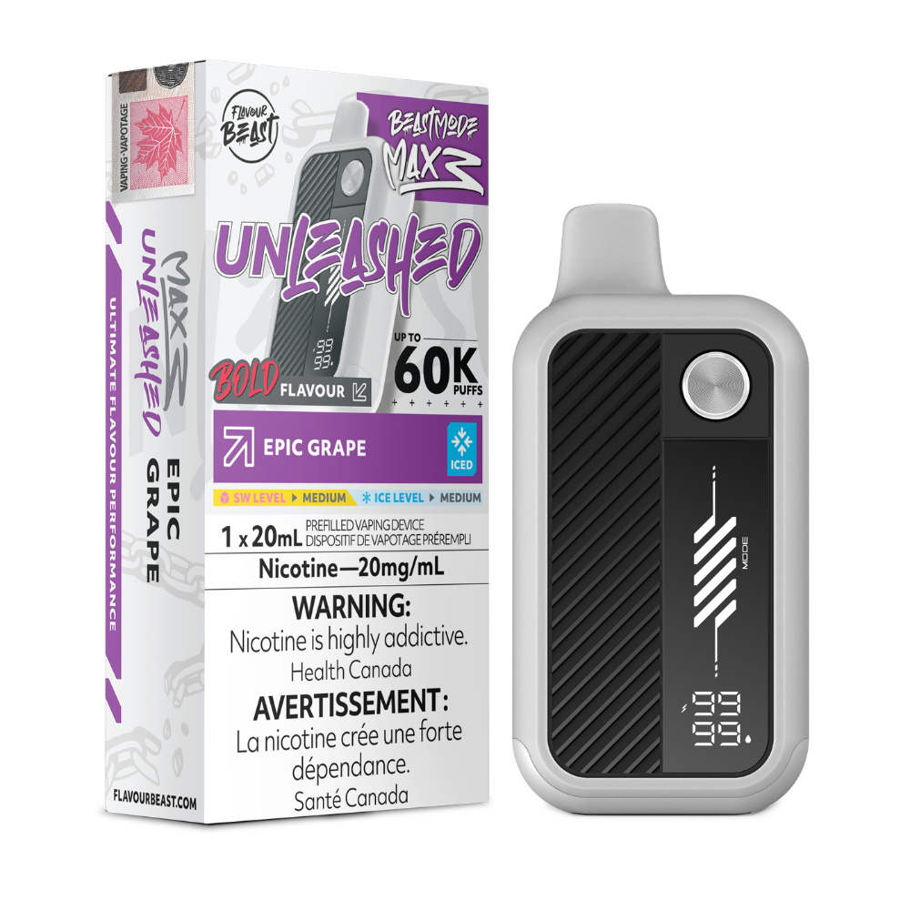 beast mode disposable vape Flavour Beast Mode Max 3 Unleashed Disposable Vape - 60k Puffs