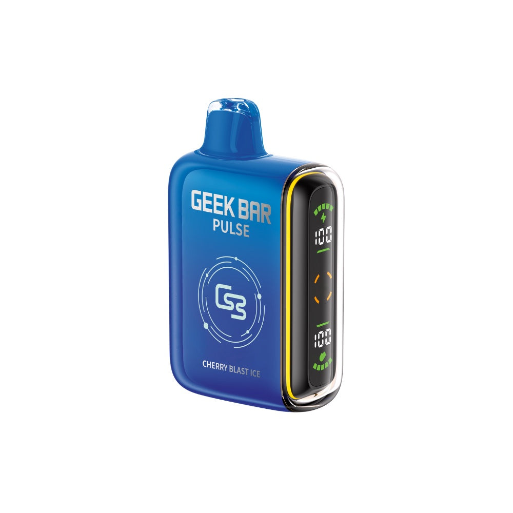 Geek Bar Pulse Disposable Vape - 9K Puffs - 16mL - Cherry Blast Ice