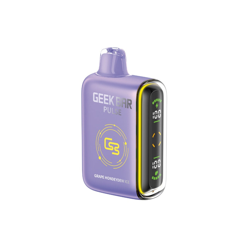Geek Bar Pulse Disposable Vape - 9K Puffs - 16mL - Grape Honeydew Ice