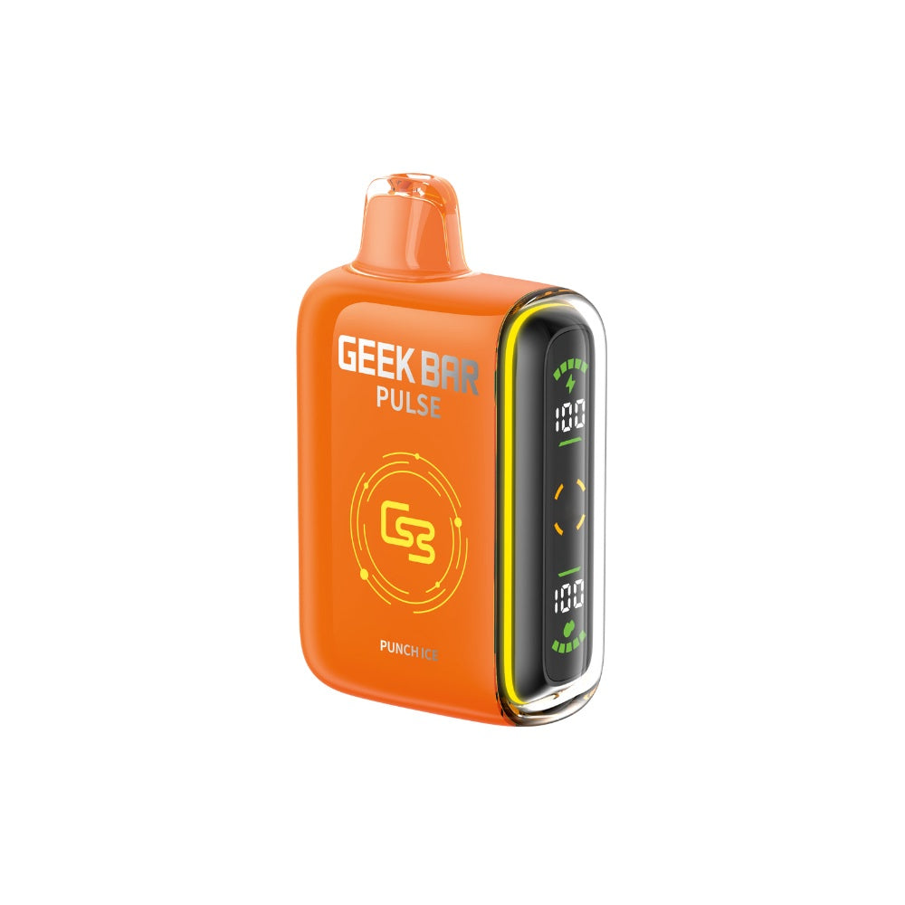 Geek Bar Pulse Disposable Vape - 9K Puffs - 16mL - Punch Ice