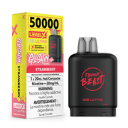 Gushin Strawberry - Flavour Beast Level X G2 Ultra Replacement Vape Pod - 50K Puffs - 20mL