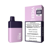 VICE Box Disposable Vape - 6K Puffs - 13mL - Grape Ice