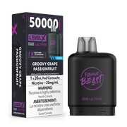 Groovy Grape Passionfruit - Flavour Beast Level X G2 Ultra Replacement Vape Pod - 50K Puffs - 20mL