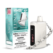 Kraze Luna Disposable Vape - 42K Puffs - 20mL - Diamond Spearmint Ice
