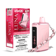 Kraze Luna Disposable Vape - 42K Puffs - 20mL - Ruby Peach Watermelon Ice