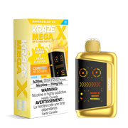 Kraze Mega X Disposable Vape - 48K Puffs - 20mL - Banana Blast Ice