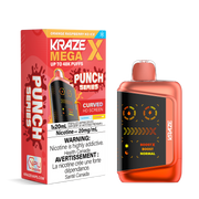 Kraze Mega X Disposable Vape - 48K Puffs - 20mL - Orange Raspberry Ko Ice