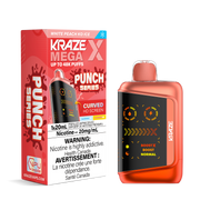 Kraze Mega X Disposable Vape - 48K Puffs - 20mL - White Peach Ko Ice
