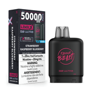 Strawberry Raspberry Blueberry Iced - Flavour Beast Level X G2 Ultra Replacement Vape Pod - 50K Puffs - 20mL