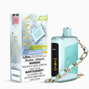 Kraze Luna Disposable Vape - 42K Puffs - 20mL - Blue Razz Strawberry Kiwi Ice