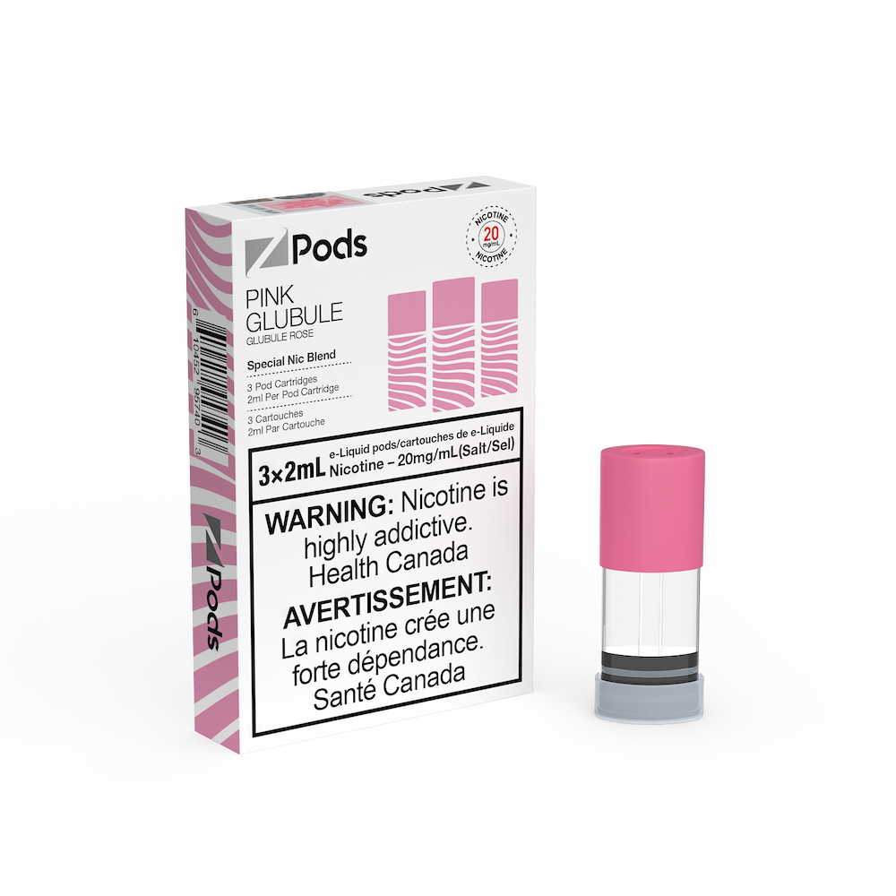 ZPods Pre-Filled Pods - 3 Pack - Pink Glubule - 20mg - 2mL