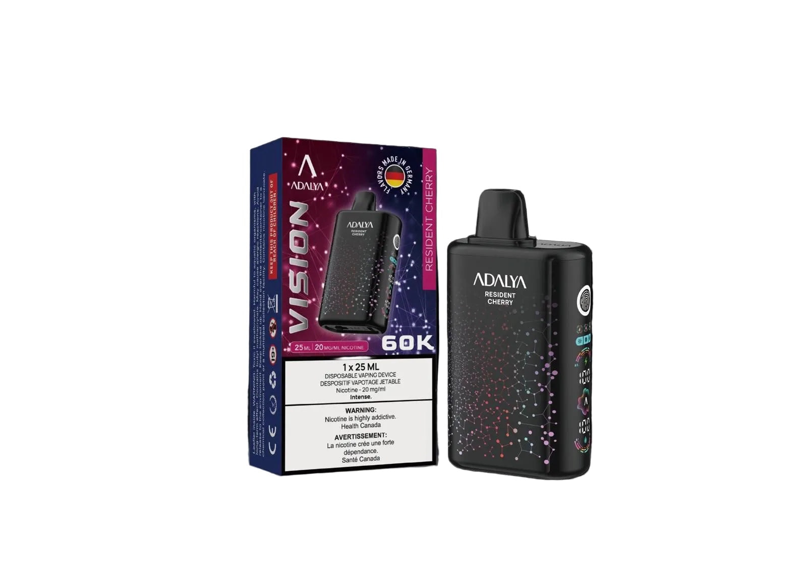 Adalya Vision 60K Disposable Vape - Resident Cherry