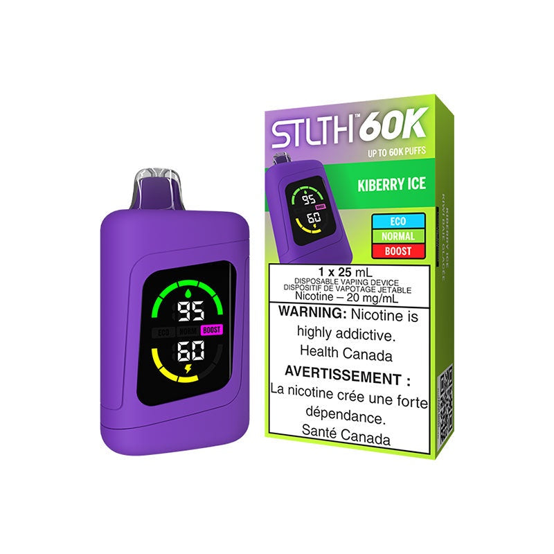 STLTH 60K Disposable Vape - 60K Puffs - 25mL - Kiberry Ice