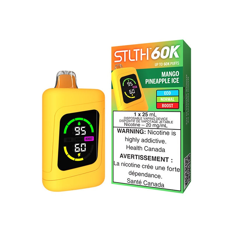 STLTH 60K Disposable Vape - 60K Puffs - 25mL - Mango Pineapple Ice