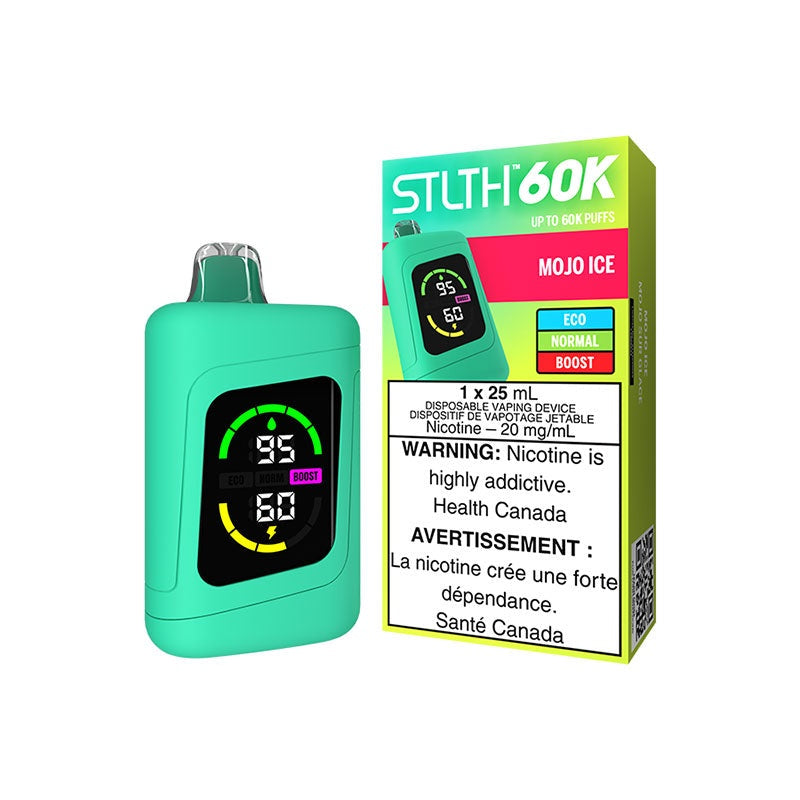 STLTH 60K Disposable Vape - 60K Puffs - 25mL - Mojo Ice