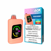 STLTH 60K Disposable Vape - 60K Puffs - 25mL - Peach Berry