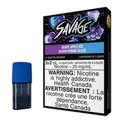 Grape Apple Ice - STLTH SAVAGE Pre-Filled Pods - 3x2mL
