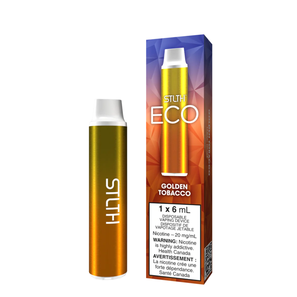 STLTH Eco Disposable Vape - Golden Tobacco
