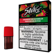 Strawberry Kiwi Watermelon - STLTH SAVAGE Pre-Filled Pods - 3x2mL