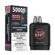 STR8 UP Strawberry Banana Iced - Flavour Beast Level X G2 Ultra Replacement Vape Pod - 50K Puffs - 20mL