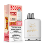 Strawberry Cheese Delight - Flavour Beast Level X G2 Ultra Unleashed Cravin Vape Pod - 50K Puffs - 20mL