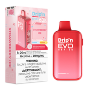 Drip'n by Envi EVO 63K Disposable Vape - 63K Puffs - 20mL - Strawberry Ice